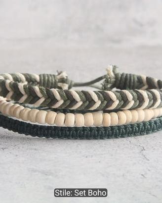 Set Bracciali verde