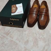 mocassini Calpierre marroni misura 43,5