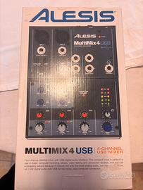 MIXER ALESIS MULTIMIX 4 USB