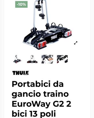Porta bici gancio traino