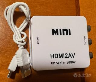 Convertitore HDMI2AV Mini Up Scaler 1080P