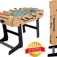 Biliardino calcio balilla salvaspazio richiudibile