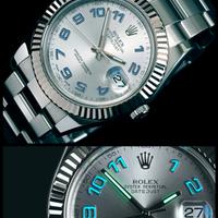 Rolex DJ 41mm 116334 silver lunetta oro 2015 full