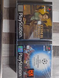 tomb Raider e UEFA champions League per PS 1 nuovi