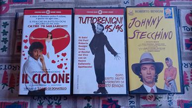 VHS di film e spettacoli comici
