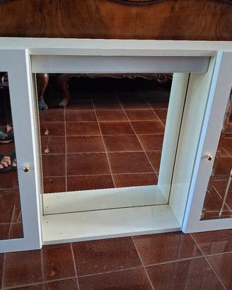 mobiletto specchiera da bagno