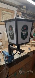 Lampione pubblicitario birra Carlsberg
