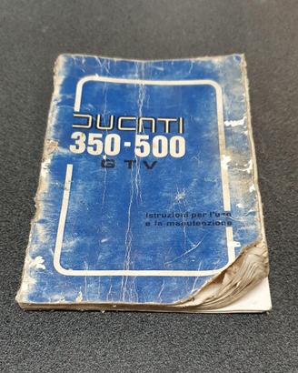 USO E MANUTENZIONE MANUALE DUCATI 350 - 500 - GTV 