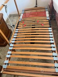 Letto singolo elettrico con materasso