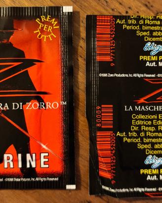Bustine figurine "La maschera di Zorro"