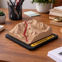 Modello 3D Becca Traversière 3337m - Valle d'Aosta