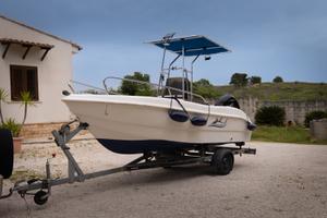 Barca motore e carrello omologato