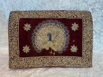 Borsetta Stile Orientale Con Pavone