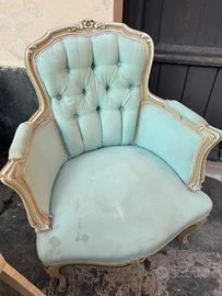 Poltroncina barocco veneziano