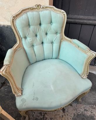 Poltroncina barocco veneziano