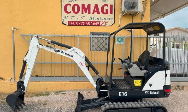 MINIESCAVATORE BOBCAT E16 BLACK LIMITED EDITION 20