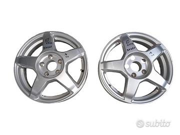 2 Ruotini In Lega Da 16" Con Interasse Fori 5X110