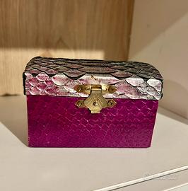 Scatolina rivestita in pelle