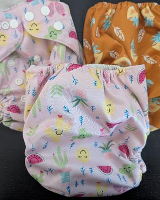 BIO Pannolini Lavabili GOTS Fatto a Mano Marca EU