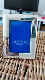 Cornice portafoto silver plated placcato argento 