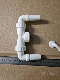 Raccordo di scarico 1" - Lavatrice/Asciugatrice