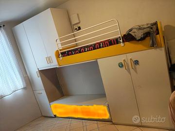 Cameretta 3 letti, uno a scomparsa