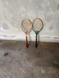 Racchette da tennis in legno