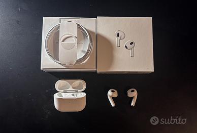 Airpods 3 (terza gen.) con scatolo e accessori