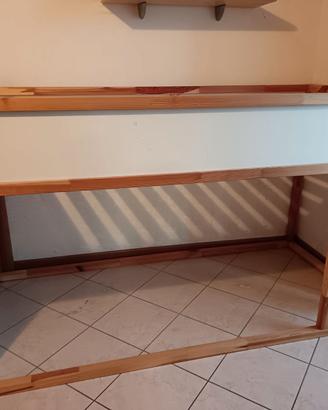 Lettino bimbo/a rialzato