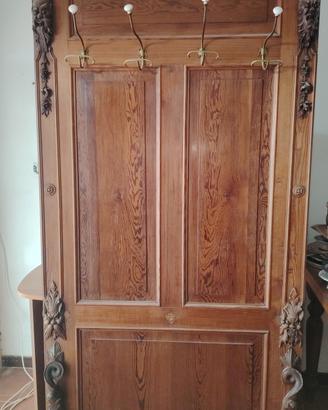 attaccapanni in noce