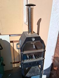 Barbecue a carbonella forno per pizza