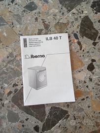 libretto uso e manutenzione lavatrice iberna 
