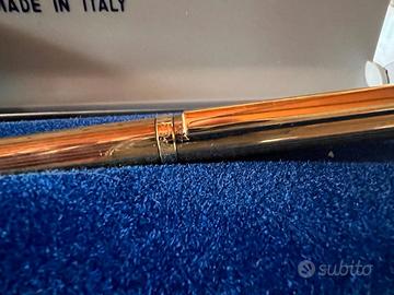 Penna a sfera placcato oro 24 K DELTA certificata
