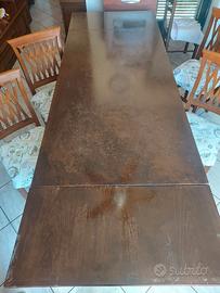 Tavolo 12 persone + 4 sedie