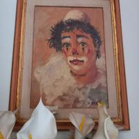 Quadro e sedia anticata