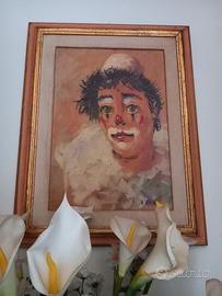 Quadro e sedia anticata