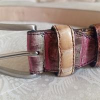 cintole vero coccodrillo e pitone