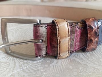 cintole vero coccodrillo e pitone