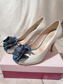 scarpe bianche eleganti