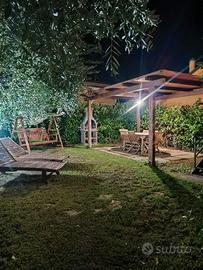 App. c/Giardino arredato indip. 150mt mare