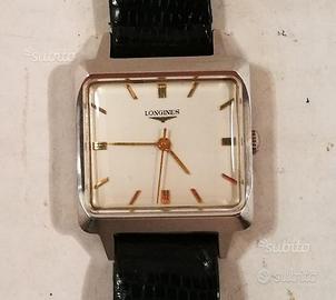 Vintage orologio acciaio "longines" originale mode