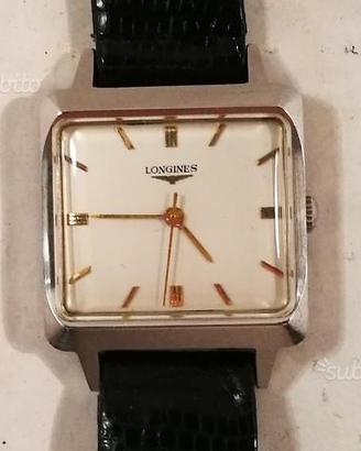 Vintage orologio acciaio "longines" originale mode