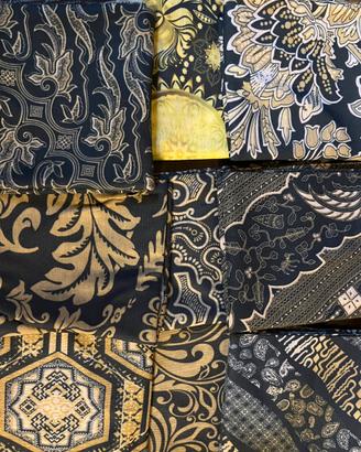 Bandana con motivo batik indonesiano sci moto