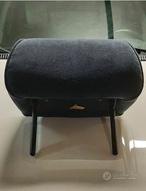 Poggiatesta Lancia Lybra SW alcantara blu