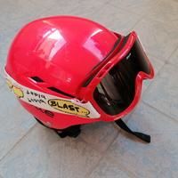 casco e maschera da sci bambino