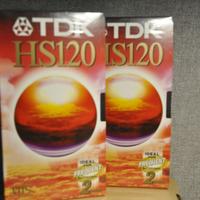 2 Videocassette TDK HS120 VHS High Quality S.