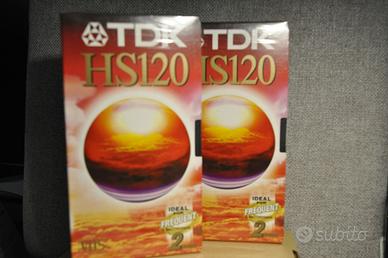 2 Videocassette TDK HS120 VHS High Quality S.