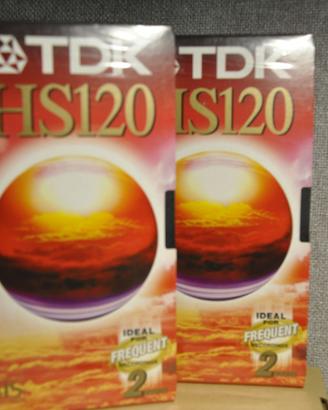 2 Videocassette TDK HS120 VHS High Quality S.