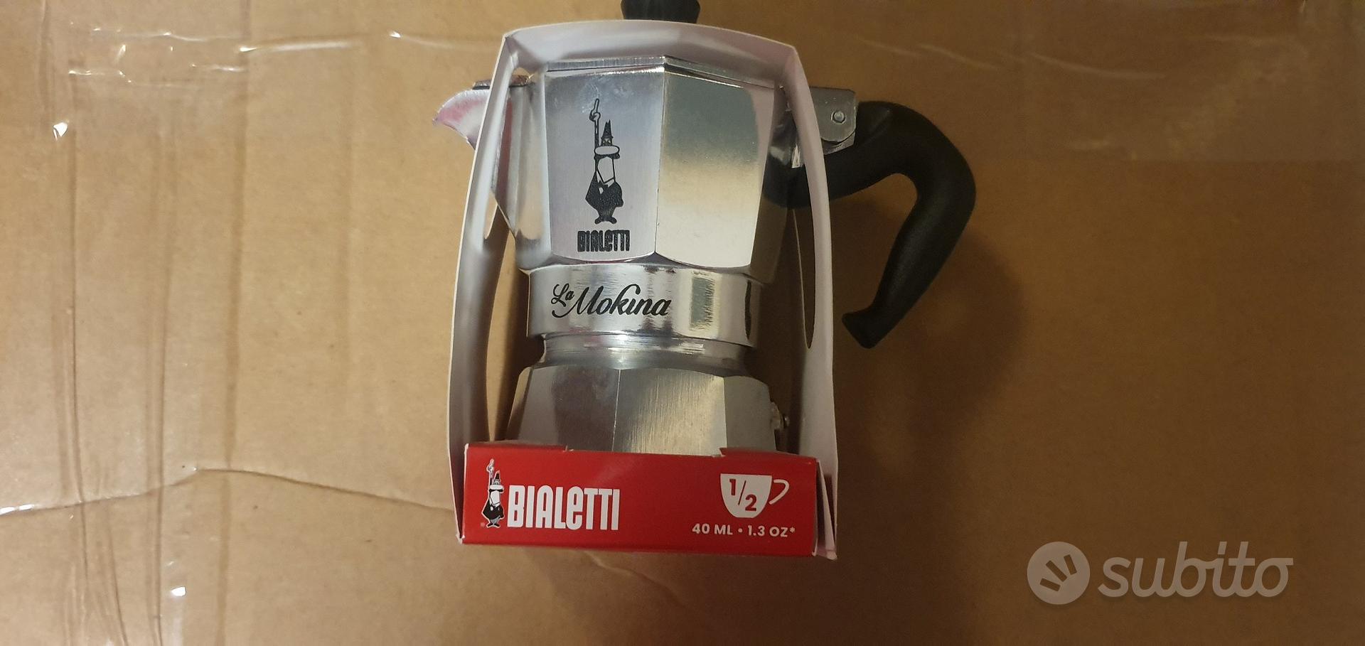 Bialetti Mokina Caffettiera Alluminio, Tazze 0,5, Alluminio 1/2 tazza