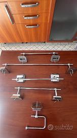 Porta asciugamani + porta rotolo